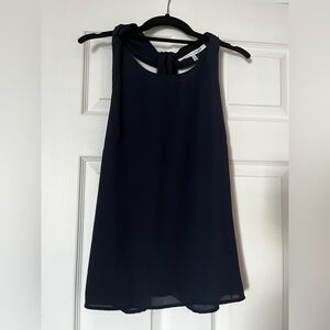 Collective Concepts Navy Small Edaline Back Detail Top NWT